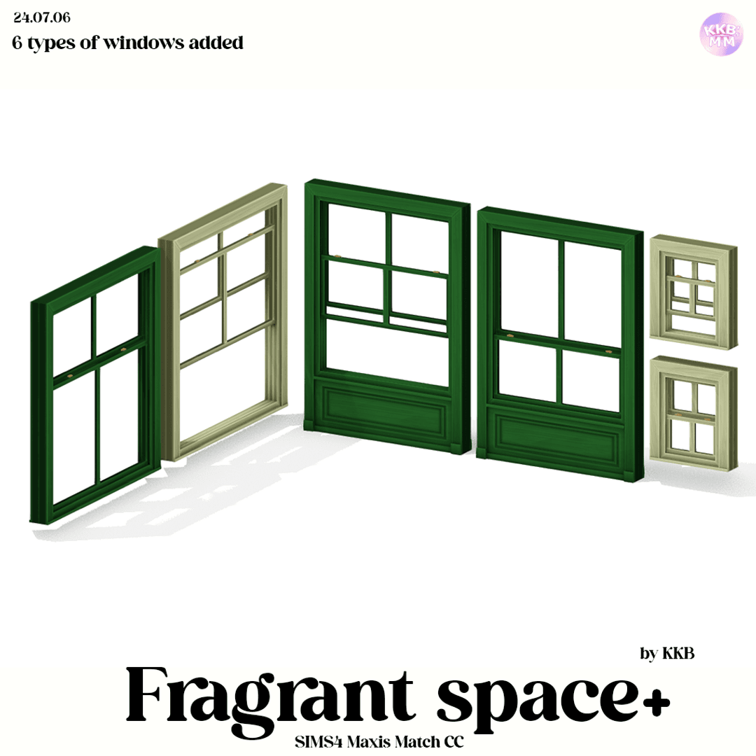 Галерея мода Набор окон Fragrant space windows #3